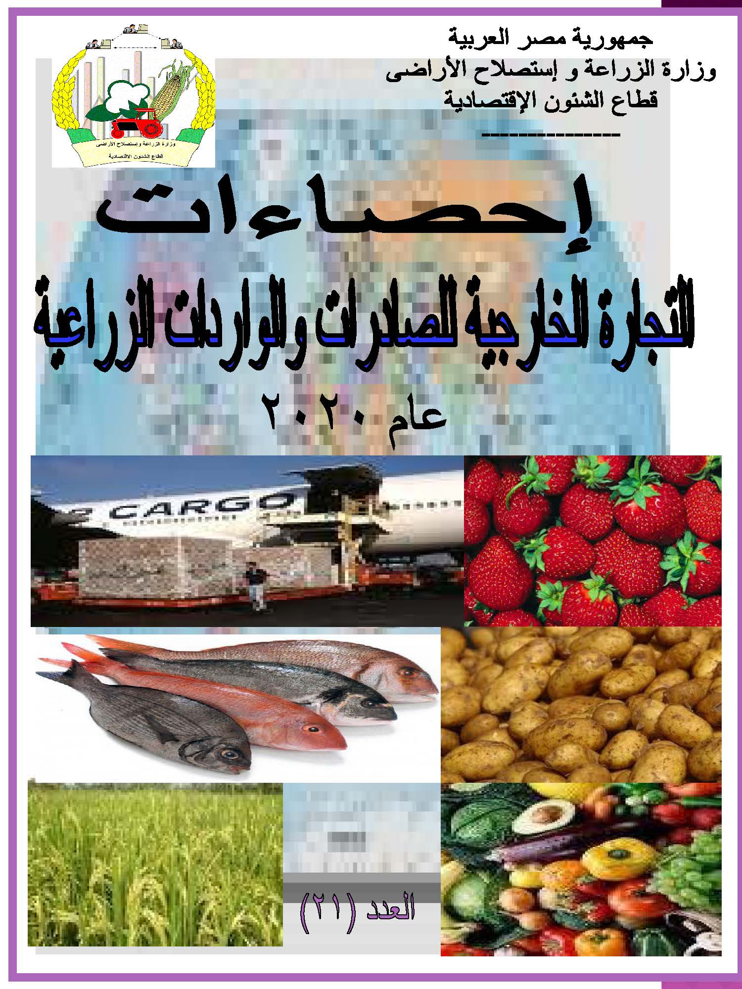 نشرة التجارة الخارجية للصادرات والواردات الزراعية 2020